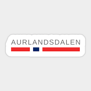 Aurlandsdalen Norway Sticker